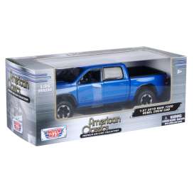 Ram  - 1500 Rebel Crew Cab 2019 blue - 1:27 - Motor Max - 79358 - mmax79358b | Toms Modelautos