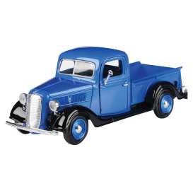 Ford  - pick-up 1937 blue - 1:24 - Motor Max - 73233 - mmax73233b | Toms Modelautos