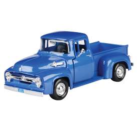 Ford  - F-100 pick-up 1956 blue - 1:24 - Motor Max - 73235 - mmax73235b | Toms Modelautos