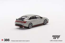 Hyundai  - Elantra grey - 1:64 - Mini GT - 00386-L - MGT00386lhd | Toms Modelautos
