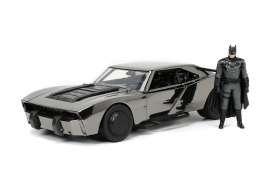 Batman  - Batmobile 2022 2022 black chrome - 1:24 - Jada Toys - 33740 - jada253215012 | Toms Modelautos