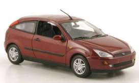 Ford  - Focus  red - 1:43 - Minichamps - mcFocusR3 | Toms Modelautos