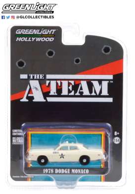 Dodge  - Monaco 1977 white - 1:64 - GreenLight - 44865B - gl44865B | Toms Modelautos