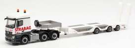 Mercedes Benz  - Actros S. white/red - 1:87 - Herpa - H314794 - herpa314794 | Toms Modelautos