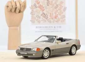 Mercedes Benz  - 500SL 1989 grey - 1:18 - Norev - 183719 - nor183719 | Toms Modelautos
