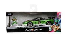 Honda  - NSX *Power Ranger* 2002 green/white/gold - 1:32 - Jada Toys - 32871 - jada32871 | Toms Modelautos