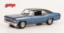Chevrolet  - Nova 1969 blue - 1:18 - GMP - 18973 - gmp18973 | Toms Modelautos