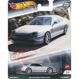 Honda  - Prelude 1998 silver - 1:64 - Hotwheels - GRJ91 - hwmvGRJ91 | Toms Modelautos