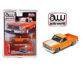 Chevrolet  - Silverado 1980 orange - 1:64 - Auto World - cp7806 - awcp7806 | Toms Modelautos
