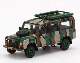 Land Rover  - Defender 110 green/grey - 1:64 - Mini GT - 00321 - MGT00321 | Toms Modelautos
