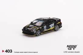 Hyundai  - Elantra N #499 black/yellow - 1:64 - Mini GT - 00403-L - MGT00403lhd | Toms Modelautos