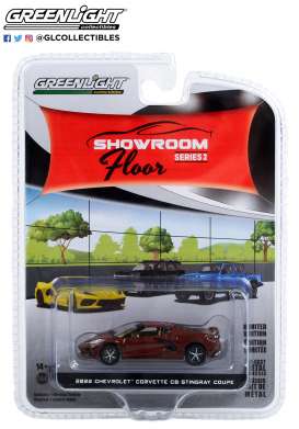 Chevrolet  - Corvette C8 2022 brown - 1:64 - GreenLight - 68020B - gl68020B | Toms Modelautos