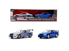 Nissan  - Skyline GT-R BRN34 F&F various - 1:32 - Jada Toys - 253204004 - jada253204004 | Toms Modelautos