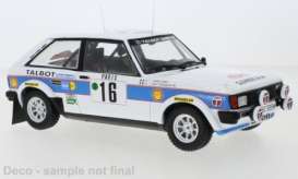 Talbot Sunbeam - Lotus 1981 white/blue - 1:18 - IXO Models - rmc095A - ixrmc095A | Toms Modelautos