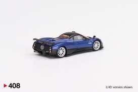 Pagani  - Zonda F 2021 blue argentina - 1:64 - Mini GT - 00408-R - MGT00408rhd | Toms Modelautos
