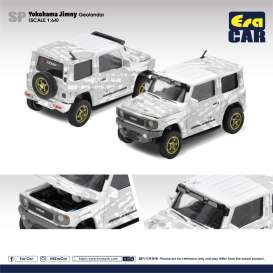 Suzuki  - Yokohama Jimny Geolander 2022 grey/white - 1:64 - Era - SU21JSSP68 - EraSU21JSSP68 | Toms Modelautos