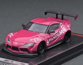 Toyota  - Supra A90 dark pink - 1:64 - Ignition - IG2339 - IG2339 | Toms Modelautos