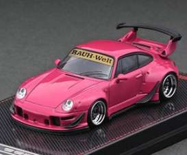 Porsche  - RWB 993 pink - 1:64 - Ignition - IG2153 - IG2153 | Toms Modelautos