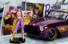 Chevrolet  - Corvette *Batgirl* 1957 purple - 1:24 - Jada Toys - 30457 - jada253255007 | Toms Modelautos