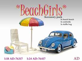 Accessoires diorama - Beach Girl *Accessory Pack* 2022  - 1:24 - American Diorama - 76417 - AD76417 | Toms Modelautos