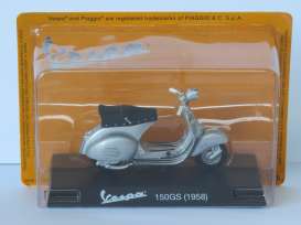 Vespa  - 150GS 1958 grey - 1:18 - Magazine Models - X26ALA0010 - MagVes0010 | Toms Modelautos