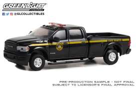 Ram  - 2500 2021 black/yellow - 1:64 - GreenLight - 43020E - gl43020E | Toms Modelautos