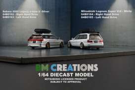 Subaru  - Legacy e-tune II 2002 silver - 1:64 - BM Creations - 64B0163 - BM64B0163lhd | Toms Modelautos