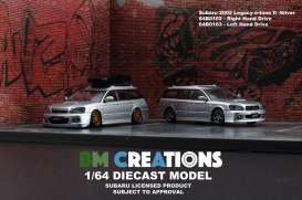 Subaru  - Legacy e-tune II 2002 silver - 1:64 - BM Creations - 64B0163 - BM64B0163lhd | Toms Modelautos