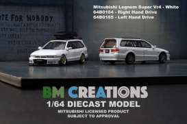 Mitsubishi  - Legnum 2002 white - 1:64 - BM Creations - 64B0165 - BM64B0165lhd | Toms Modelautos