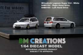 Mitsubishi  - Legnum 2002 white - 1:64 - BM Creations - 64B0164 - BM64B0164rhd | Toms Modelautos