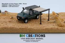 Mitsubishi  - 1st Gen. Pajero 2015 green - 1:64 - BM Creations - 64B0239 - BM64B0239rhd | Toms Modelautos