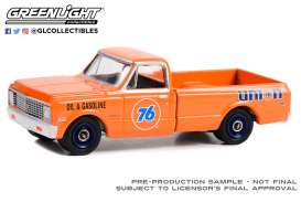 Chevrolet  - C-10 1972 Blue/orange/white - 1:64 - GreenLight - 28120C - gl28120C | Toms Modelautos