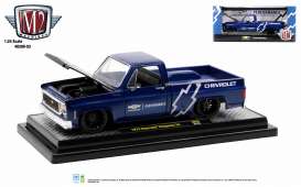 Chevrolet  - Cheyenne  1973 dark blue - 1:24 - M2 Machines - 40300-93A - M2-40300-93A | Toms Modelautos