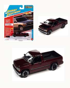 Chevrolet  - Silverado 2002 red - 1:64 - Johnny Lightning - SP281B - JLSP281B | Toms Modelautos