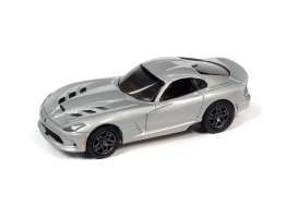 Dodge  - Viper 2014 silver - 1:64 - Johnny Lightning - SP282B - JLSP282B | Toms Modelautos