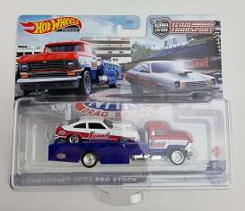 Chevrolet  - Vega Pro Stock 1974 white/red/blue - 1:64 - Hotwheels - GRK63 - hwmvGRK63 | Toms Modelautos