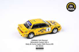 Mitsubishi  - Galant VR-4 Rally #9 1995 yellow - 1:64 - Para64 - 55103 - pa55103 | Toms Modelautos