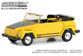 Volkswagen  - Samba 1972 yellow/black - 1:64 - GreenLight - 36070C - gl36070C | Toms Modelautos