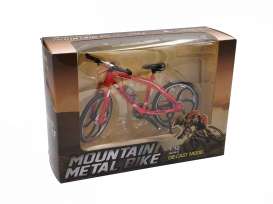 Bicycles - Mountain Bikes  - 2022 red - 1:10 - Golden Wheel - 9617-02A - GW9617-02A-red | Toms Modelautos