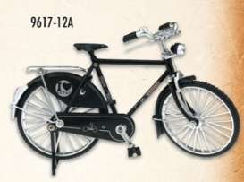 Bicycles - Mountain Bikes  - classic bicycle men 2022 black - 1:10 - Golden Wheel - 9617-12A - GW9617-12A-black | Toms Modelautos