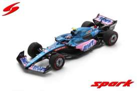 Alpine  - A522 2022 pink/blue - 1:18 - Spark - 18s751 - spa18s751 | Toms Modelautos