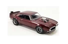 Pontiac  - Firebird 1968 maroon - 1:18 - Acme Diecast - 1805216 - acme1805216 | Toms Modelautos