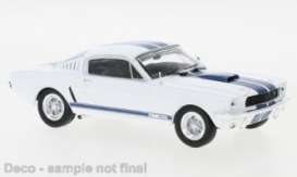 Ford Shelby - Mustang GT 350 1965 white/blue - 1:43 - IXO Models - CLC438N - ixCLC438N | Toms Modelautos