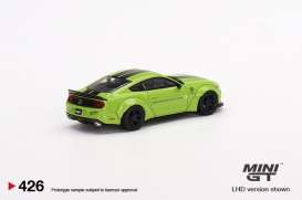 LB Works Ford - Mustang lime green - 1:64 - Mini GT - 00426-L - MGT00426lhd | Toms Modelautos