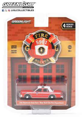 Plymouth  - Gran Fury 1985  - 1:64 - GreenLight - 67050c - gl67050C | Toms Modelautos