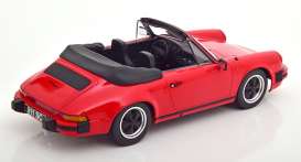 Porsche  - 911 SC Cabrio 1983 red - 1:18 - KK - Scale - 180752 - kkdc180752 | Toms Modelautos