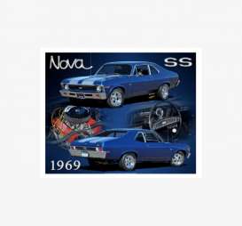 Tac Signs  - Chevrolet red/blue - Tac Signs - R438725 - tacR438725 | Toms Modelautos