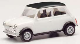 Mini  - Cooper white/black - 1:87 - Herpa - H421058 - herpa421058 | Toms Modelautos