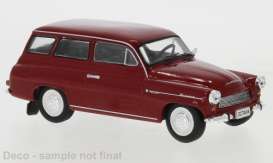 Skoda  - Octavia Combi 1969 dark red - 1:43 - IXO Models - CLC431N - ixCLC431N | Toms Modelautos