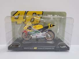 Aprilia - RS 125 #46 V. Rossi 1995 - 1:18 - Magazine Models - X4FALA0038 - MagRossi0038 | Toms Modelautos Aprilia - RS 125 #46 V. Rossi 1995 - 1:18 - Magazine Models - X4FALA0038 - MagRossi0038 | Toms Modelautos